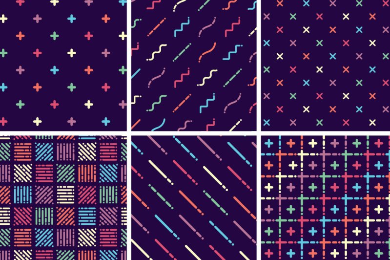 The patterns included in made using Liquid style patterns for Adobe Illustrator and Photoshop