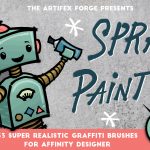 Spray Paint Affinity Designer Brushes Image