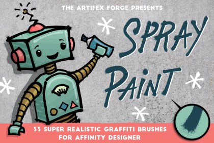 Graffiti brushes for Affinity Designer