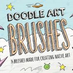 Doodle Brushes For Adobe Illustrator Image