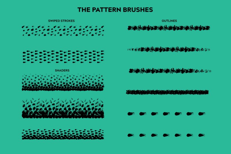 Contents of brushes for Illustrator 3.
