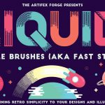 Liquid Style Illustrator Brushes Image