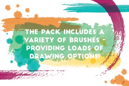 watercolor brushes aquarelle ink splatter wash vector paint watercolour brush painted