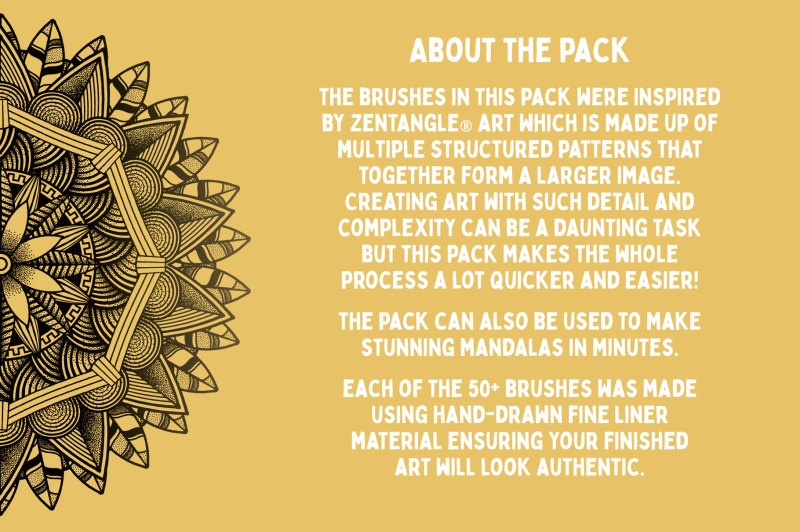 About The Zen Fine liner & Mandala Creator in Adobe Illustrator.