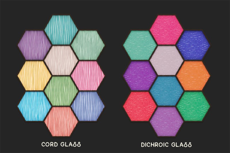 Stained glass textures and brushes for Affinity Designer