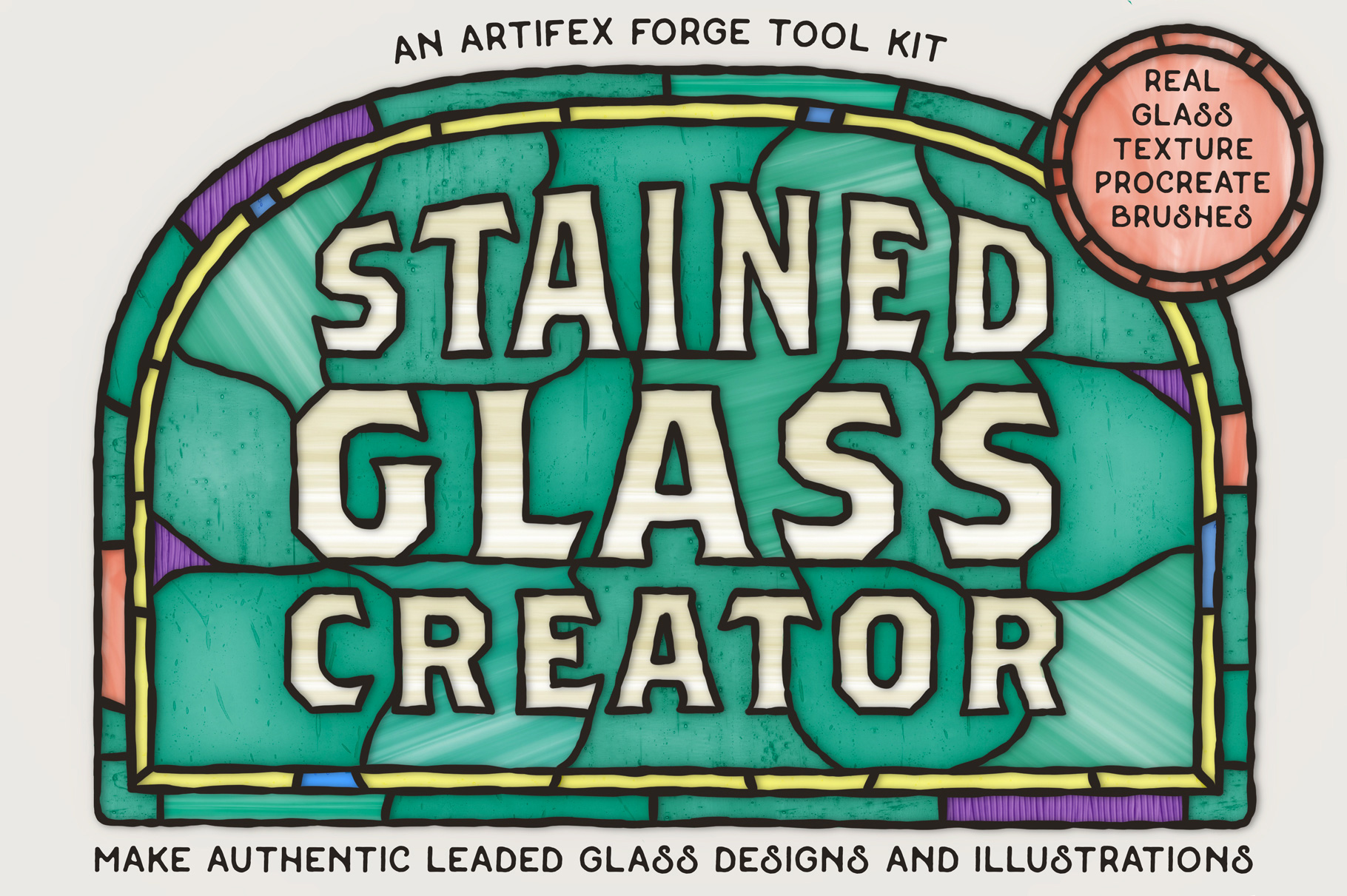 Procreate Stained Glass Creator