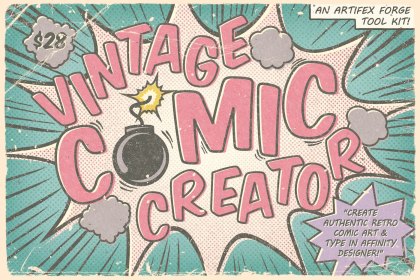 Comic book brushes and textures for