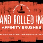 Hand Rolled Ink Affinity Designer Brushes Image