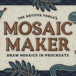 Procreate Mosaic Maker - Brushes & Patterns Image