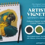 Artist’s Vignette - Affinity Designer Vector Brushes Image