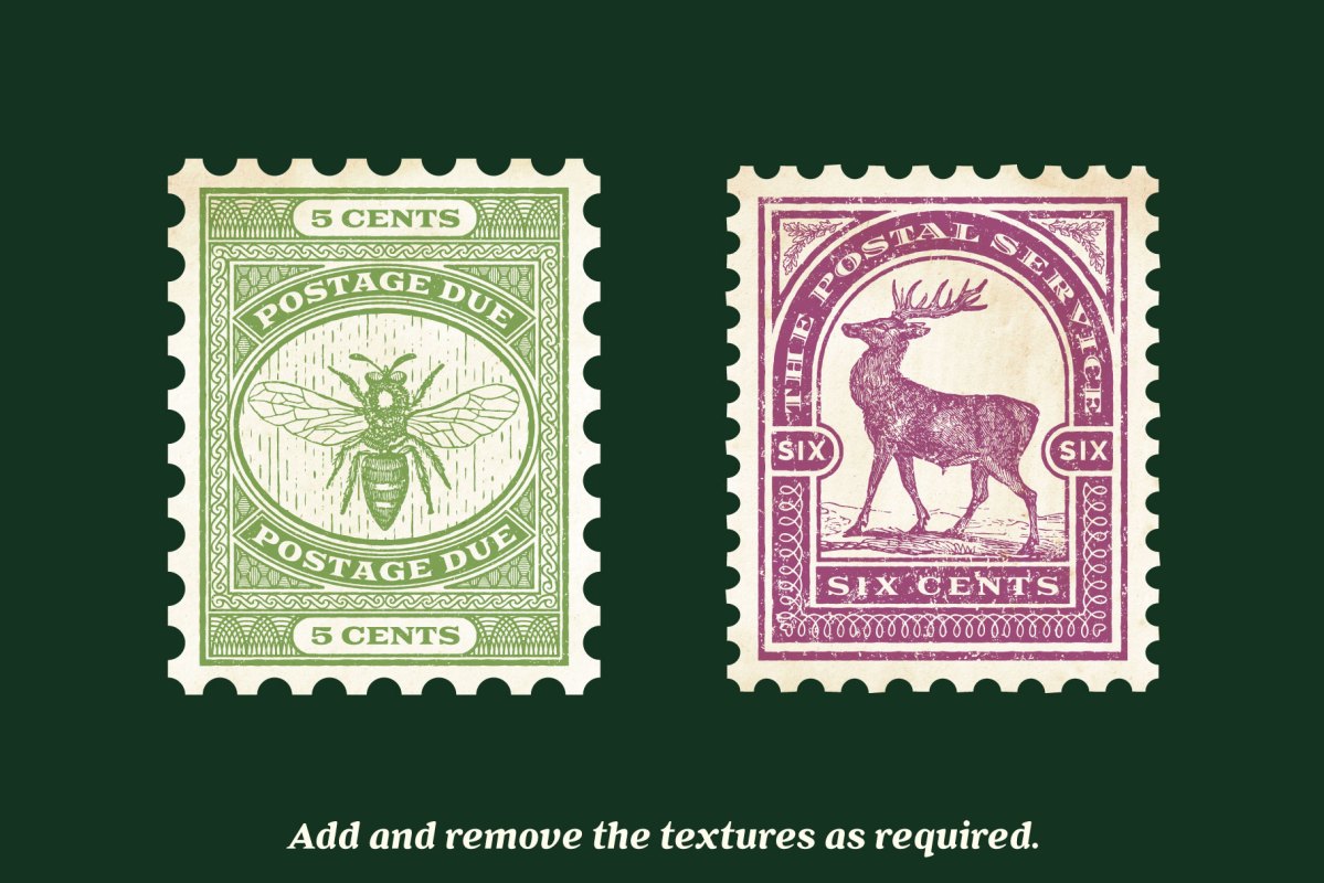 Adobe Illustrator Vintage Postage Stamps Buy Illustrator Postage