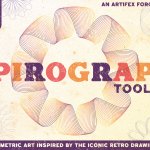 Spirograph - Brushes & Retro Textures for Affinity Designer Image