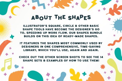 about vector shapes library for adobe illustrator