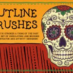 Free Outline Brushes - Illustrator & Affinity Image