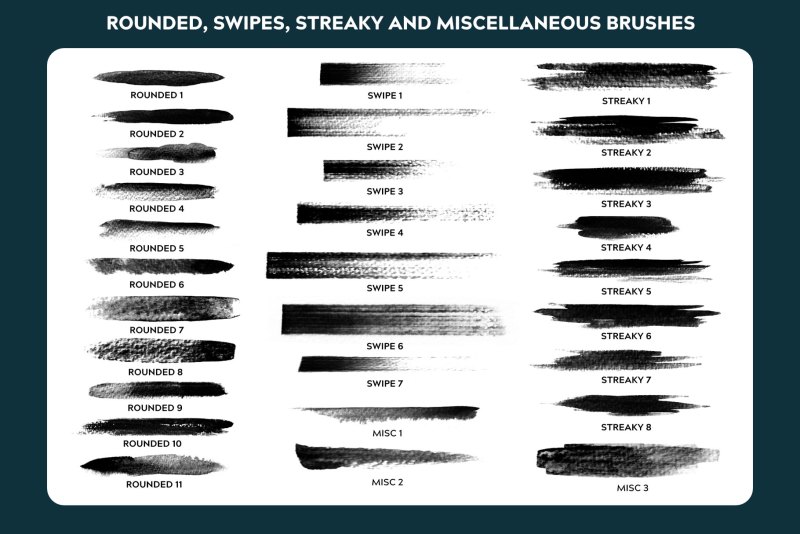 Affinity Designer watercolor vector brushes - what's included.