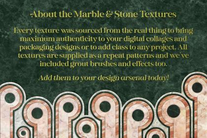 About marble and stone textures and brushes for Procreate. Plus, an abstract image.